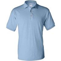 Gildan Men's Adult DryBlend Jersey Short Sleeve Polo Shirt in Light Blue | Size: XL