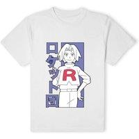 Pokemon Men's Akedo x Team Rocket James T-Shirt - White | Size: 2XL
