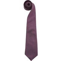 Premier Men's Fashion "Colours" Work Clip On Tie Pack of 2 in Purple