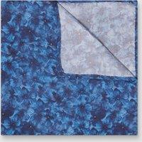 Alexandre Silver Label Men's Floral Hankerchief in Blue