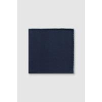 Alexandre Silver Label Men's Pocket Square in Navy