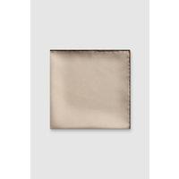 Alexandre Silver Label Men's Pocket Square in Light Beige
