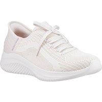 Skechers Women's Ultra Flex 3.0 Brilliant Path Trainers in Natural | Size: 7