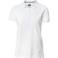 Nimbus Women's Yale Short Sleeve Polo Shirt in White | Size: XS