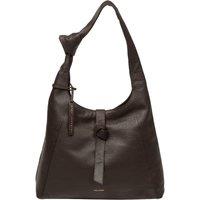 Pure Luxuries London Women's 'Grace' Leather Shoulder Bag in Dark Brown
