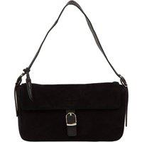 Pure Luxuries London Women's 'Aeliana' Suede Grab Bag in Black