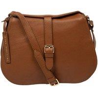 Pure Luxuries London Women's 'Soraya' Leather Cross Body Bag in Tan