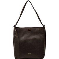 Pure Luxuries London Women's 'Luxe' Leather Backpack & Shoulder Bag in Dark Brown