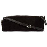Pure Luxuries London Women's 'Margot' Suede Mini Grab Bag in Black