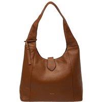 Pure Luxuries London Women's 'Everly' Leather Shoulder Bag in Tan