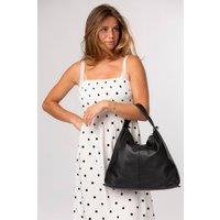 Cultured London Women's 'Aspen' Leather Tote Bag in Black