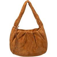 Cultured London Women's 'Beatriz' Suede Handbag in Tan