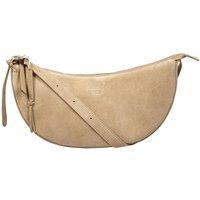 Cultured London Women's 'Carine' Suede Cross Body Bag in Beige