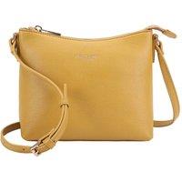Paul Costelloe Women's Denia Leather Cross Body Bag in Mustard