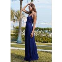 TFNC London Women's Diba Navy Maxi Dress | Size: 12