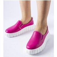 Love Lace Women's Igreja Slip On Pink Synthetic Round Toe Thick Sole Shoes | Size: 5.5