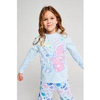 Brand Threads Lilo & Stitch Pyjama Set in Blue | Size: 9-10 Years