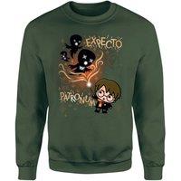 Harry Potter Kids Expecto Patronum Sweatshirt - Green | Size: 2XL