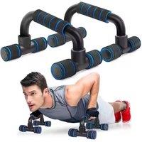 SPETLEK 2x Push Up Bars Press Ups Handles Stand in Black | Size: 0-12 m