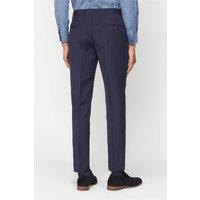 Scott Men's Tailored Suit Trousers in Dark Blue | Size: 36R