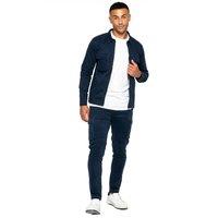 Enzo Men's Cargo Tracksuit Set in Navy | Size: XL