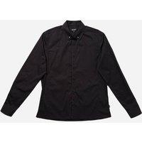 Chet Rock Men's Brooklyn Black Shirt with Metal Skull Buttons | Size: 4XL