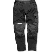 WORK-GUARD by Result Men's Slim Softshell Work Trouser in Black | Size: Large