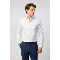 Ted Baker Men's Geometric Dot Shirt in White | Size: 17.5 in