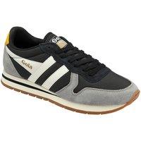 Gola Classics Men's 'Daytona Chute' Nylon Lace-Up Trainers in Black | Size: 6