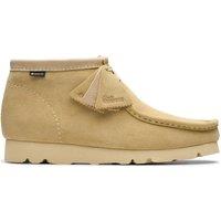 Clarks Men's Wallabee Boot GORE-TEX Maple Suede Ankle Boots, Wallabee, Lace Up in Brown | Size: 7-Standard Fit