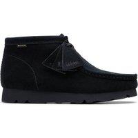 Clarks Men's Wallabee Boot GORE-TEX Black Suede Ankle Boots, Wallabee, Lace Up | Size: 10.5-Standard Fit