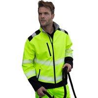 SAFE-GUARD by Result Men's Ripstop Safety Soft Shell Jacket in Yellow | Size: Small