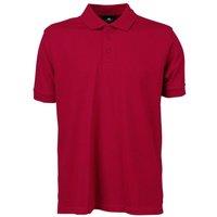 TEE JAYS Men's Luxury Stretch Short Sleeve Polo Shirt in Red | Size: Medium