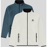 Tommy Life Men's Plush Zip-Front Sweatshirt in Off-White | Size: XL