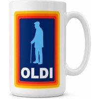 Dyzi Oldi Funny Old Man Quote Ceramic Coffee Mug White