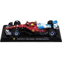 Bburago 1:24 F1 Ferrari Sf 25 2025 Hamilton With Helmet Mi Model