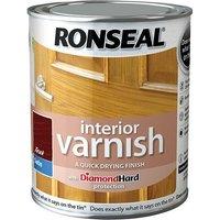 Ronseal Interior Varnish Quick Dry Satin Teak 250Ml