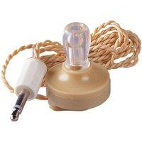 Soundlab Mono Crystal Earpiece with 3.5mm Jack Plug in Nude