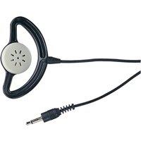 Soundlab Professional Mono Earpiece with Cup Clip & 3.5mm Jack Plug in Black