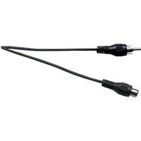 Electrovision 5m phono extension lead with noise protection in Black
