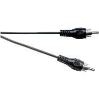 Electrovision Standard Phono Plug to Phono Plug Screened Lead in Black