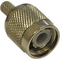 Electrovision TNC Crimp Type Male Plug for RG58 Cable in Metallic Silver