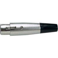 Electrovision 4Pin Nickel Line Socket in Metallic Silver
