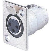 Electrovision 3Pin Xlr Chassis Socket in Metallic Silver