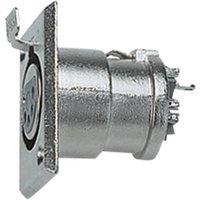 Electrovision Nickel 4Pin Xlr Socket in Metallic Silver