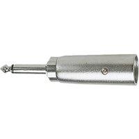 Electrovision Xlr Male To 6.35Mm M Plug in Metallic Silver