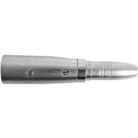 Electrovision Xlr Male To 6.35Mm Mono Socket in Metallic Silver
