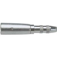 Electrovision XLR male to 6.35mm socket for reliable audio links in Metallic Silver