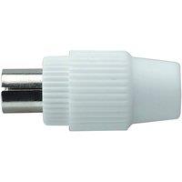 Electrovision 9.5mm Coax Line Plug Ensuring Reliable Signal For Viewing Equipment in White