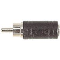 Electrovision Phono to 3.5 mm converter connector between RCA & mini jack Black